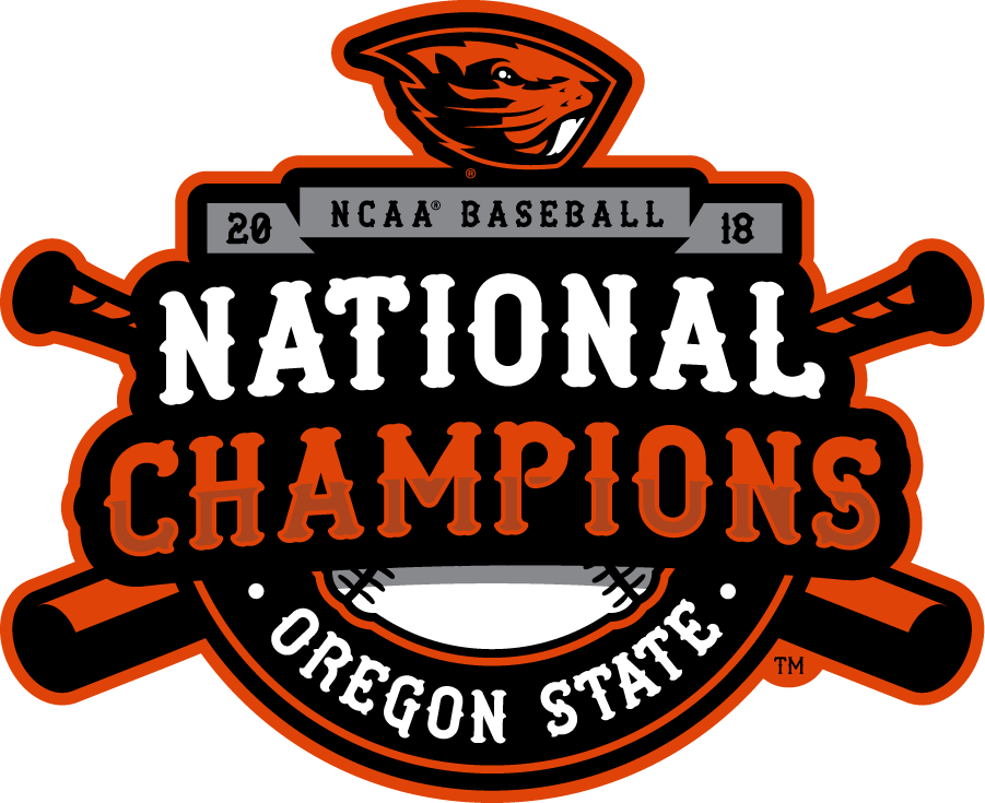 Oregon State Beavers 2018 Champion Logo diy DTF decal sticker